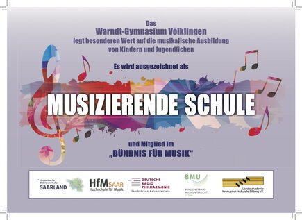 Plaketten_MusizierendeSchule_2019_Warndt-Gymnasium